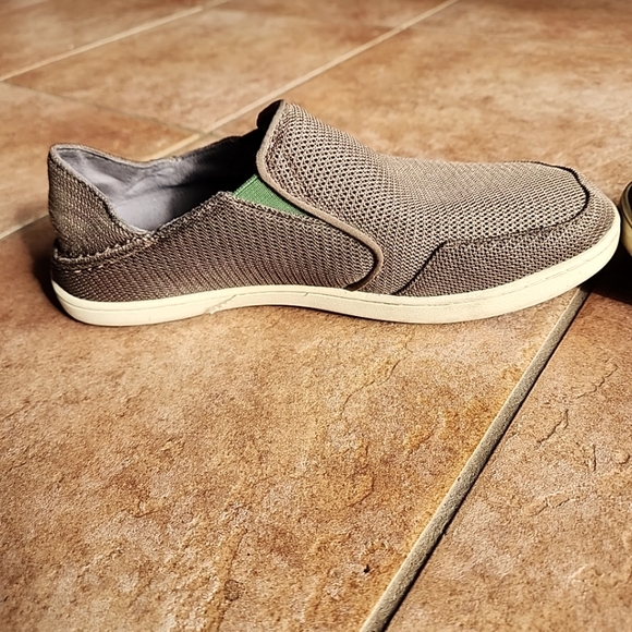 Olukai Nohea Mesh Casual Convertable Loafer Shoe 8.5 Mustang Lime Peel - Picture 6 of 11